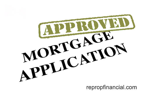 APPROVED stamp on Mortgage Application