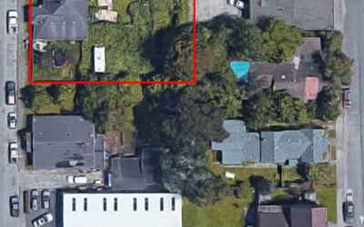 One-fifth of a city block in Northern California