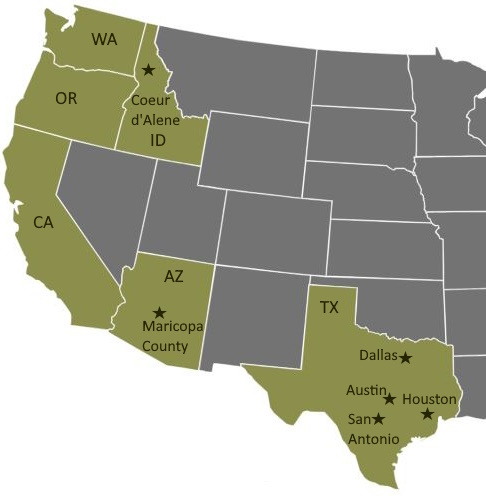 Lending Map with TX