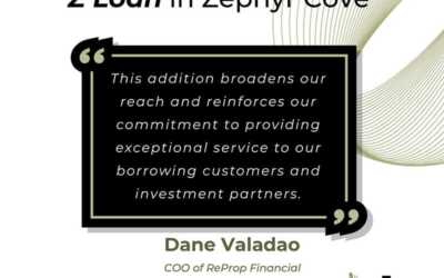 ReProp Financial Expands Its Footprint with Acquisition of Z Loan & Investment in Zephyr Cove, Nevada